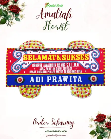 Papan Bunga Ucapan Selamat Kepandean Baru